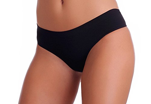 Gatta Sport String Sisi - Underwear Seamless String Tanga - 3er Vorteilspack,Schwarz,M (38-40) von Gatta