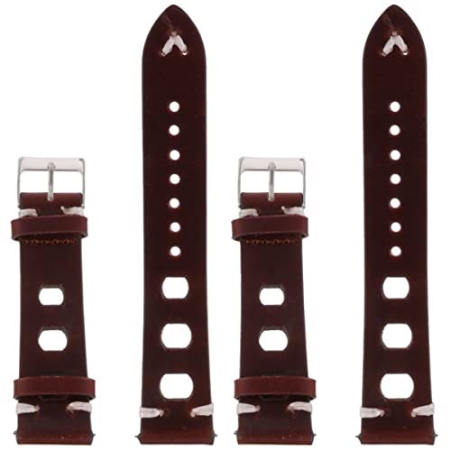 2 Sätze 20 Armband -up-lederband 20 Mm Uhrenersatzband Armreif Für Digitale Uhren Uhrenarmbänder Lederarmbänder Reloj Inteligente Jahrgang Ledermaterial Lederriemen von Gatuida
