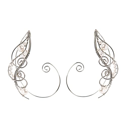 Gatuida 1 Paar Elfen Ohr Clips Handgefertigte nicht Durchbohrende Ohrringe für Cosplay Tägliches Tragen und Besondere Anlässe Einzigartiges Design für Einen Auffälligen Look Gatuida 1 Paar Elfen Ohr Clips Handgefertigte nicht Durchbohrende Ohrringe für Cosplay Tägliches Tragen und Besondere Anlässe Einzigartiges Design für Einen Auffälligen Look von Gatuida