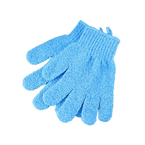Gatuida Körperbürstenhandschuh Badehandschuh Mit Fünf Fingern Für Peeling Im Bad Und Dusche Geeignet Für Männer Und Frauen Aus Demselben Material Beidseitig Verwendbar von Gatuida