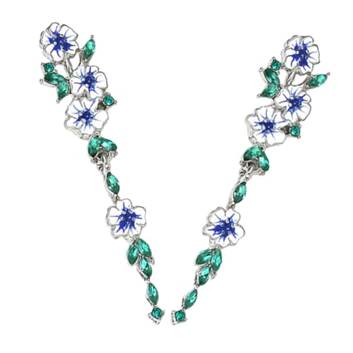 Gatuida 1 Paar Lange Ohrringe für Damen mit Blumen Design Umweltfreundliches Material Funkelnde Zirkonia für Festivals und Besondere Anlässe Gatuida 1 Paar Lange Ohrringe für Damen mit Blumen Design Umweltfreundliches Material Funkelnde Zirkonia für Festivals und Besondere Anlässe von Gatuida