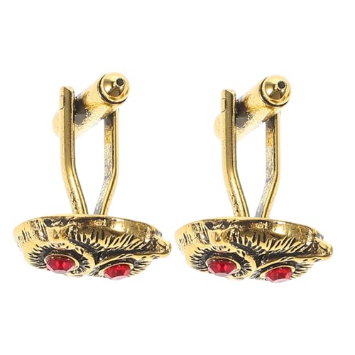 Gatuida Manschettenknöpfe Für Herren Mit Eulen-motiv Legierung Für Business-anzüge Smokinghemd Retro-design Manschettenknöpfe von Gatuida