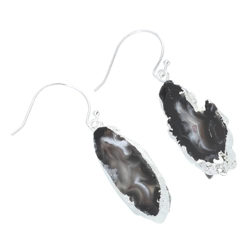 Gatuida 1 Paar Ohrringe Natürlichem Agat Zufälliger Stil Ohrringe für Damen Stilvolle Ohrring Pendants Accessoire für Partys und Gatuida 1 Paar Ohrringe Natürlichem Agat Zufälliger Stil Ohrringe für Damen Stilvolle Ohrring Pendants Accessoire für Partys und von Gatuida
