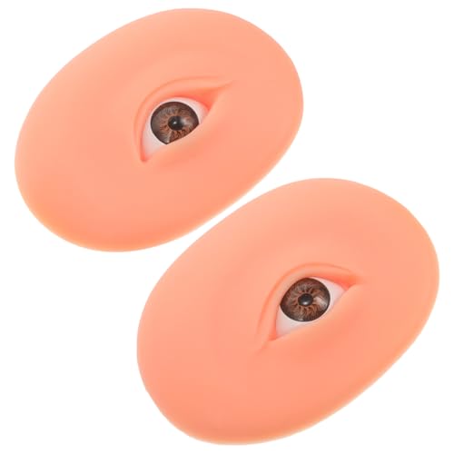 Gatuida Silikon Make Up Training Boards 5D Augenbrauen und Lidschatten Übungsbrett für Anfänger Wiederverwendbare Künstliche Haut Praktische Make Up Übungshaut von Gatuida