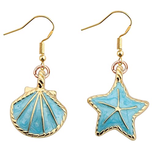Gatuida 1 Paar Sommerliche Asymmetrische Ohrringe Sternform Trendige Ohrstecker für Damen Inspiriert für Strand Freizeitanlässe Komfortabel Stylisch Gatuida 1 Paar Sommerliche Asymmetrische Ohrringe Sternform Trendige Ohrstecker für Damen Inspiriert für Strand Freizeitanlässe Komfortabel Stylisch von Gatuida
