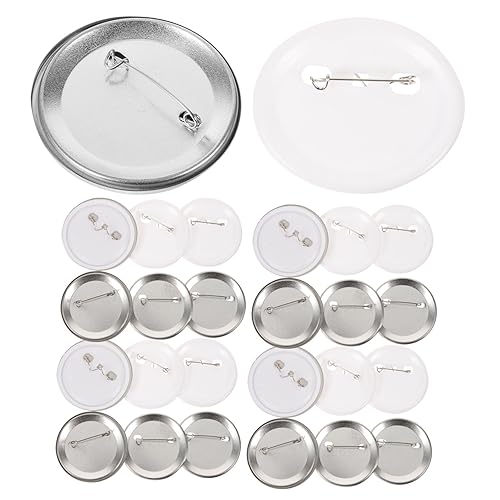 Gatuida 1 Satz DIY Badge Kit Metall Pin Kunststoff Badge Materialien für Anstecker für Kreative Projekte von Gatuida
