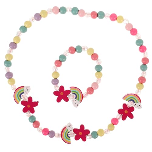 Gatuida Halsketten Und Armband-set Für Mädchen Perlen-halsketten Und Armband-set Schmuckset Für Junge Mädchen -dress-up-schmuck Kinderschmuck Mit Und Halskette von Gatuida