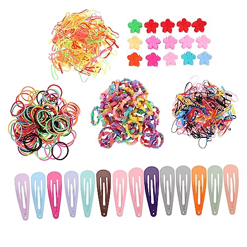 Gatuida 1 Satz Teiliges Set Haarschmuck Bunte Haarclips Haargummis und Haarklammern für Mädchen für Alltag und Besondere Anlässe von Gatuida