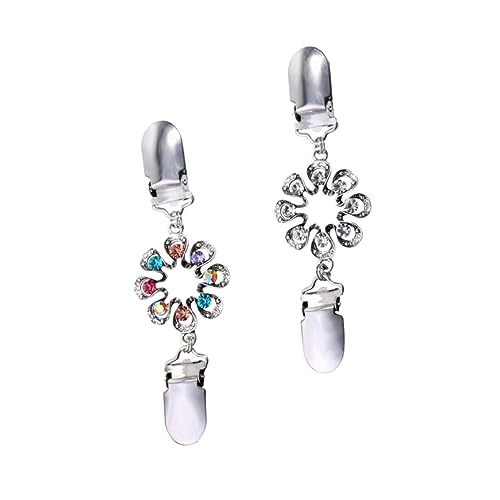 Gatuida 1 Satz Vintage-Schal-Clip Clips Strickjacke Schals Wraps Pullover-Schal-Clip antiker Pullover Retro-Cardigan-Clip Schalklammern Kleiderklammern für Frauen Edelstahlclip von Gatuida