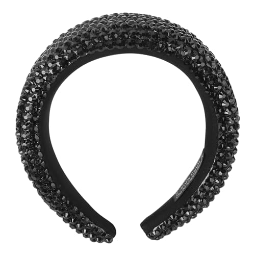 Gatuida 1 Stück Barockes Haarband für Damen mit Breiter Krempe und Strahlenden Strasssteinen Retro Haarschmuck für Hochzeiten und Partys Rutschfest und Leicht Stilvolles Accessoire für von Gatuida