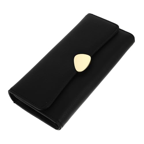 Gatuida 1 Stück Damen Geldbörse Langformat PU Faltbare Handtasche mit Vielen Fächern für Karten und Münzen Kompakte und Praktische Geldtasche für Täglichen Gebrauch Schwarz Gatuida 1 Stück Damen Geldbörse Langformat PU Faltbare Handtasche mit Vielen Fächern für Karten und Münzen Kompakte und Praktische Geldtasche für Täglichen Gebrauch Schwarz von Gatuida