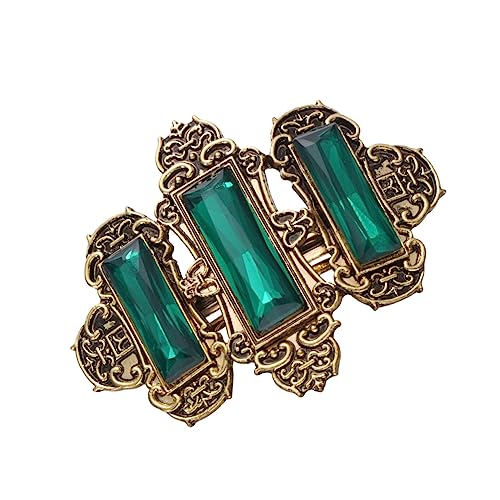 Gatuida Antiquing Haarclip Mit -design Ponytail Clips Aus Legierung Gold Und Grün Für Damen Für Alltag Und Partys Hochwertige Haardekoration von Gatuida