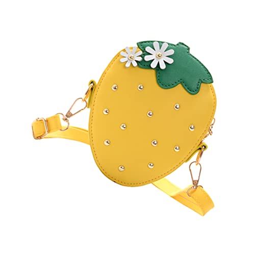Gatuida Kleine Mädchen-umhängetasche Erdbeerform Münztasche Einfache Schultertasche Mode Geldbörse Mit Verstellbarem Riemen Für Reisen Und Einkaufen von Gatuida