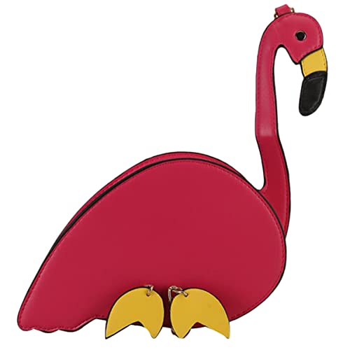 Gatuida 1 Stück Flamingo Umhängetasche PU Cartoon Schultertasche für Damen Crossbody Bag im Pinken Flamingo Design Leicht und Tragbar für Shopping und Alltagsnutzung Gatuida 1 Stück Flamingo Umhängetasche PU Cartoon Schultertasche für Damen Crossbody Bag im Pinken Flamingo Design Leicht und Tragbar für Shopping und Alltagsnutzung von Gatuida