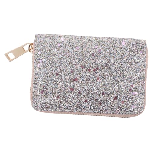 Gatuida Damen Münzbeutel Aus Pu-Material Kleiner Reißverschluss Geldbeutel Für Kleingeld Kosmetik Karten Und Schlüssel Eleganter Aufbewahrungsbeutel Für Frauen von Gatuida