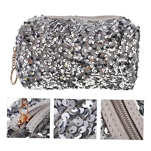 Gatuida Großzügige Kosmetiktasche Mit Glitzer Multifunktionale Tragetasche Für Damen Praktische Quadratische Make-up Tasche Für Reisen Und Aufbewahrung in Stilvollem Design von Gatuida