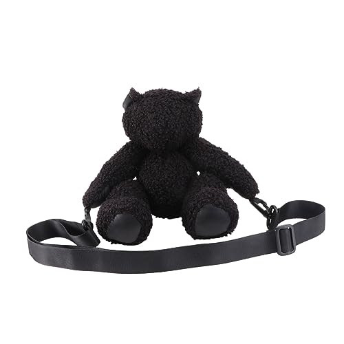 Gatuida 1 Stück Kuschelige Plüsch Umhängetasche mit Bären Design Stilvolle Crossbody Bag für Damen Praktische Schultertasche für Alltag und Outdoor Aktivitäten Gatuida 1 Stück Kuschelige Plüsch Umhängetasche mit Bären Design Stilvolle Crossbody Bag für Damen Praktische Schultertasche für Alltag und Outdoor Aktivitäten von Gatuida