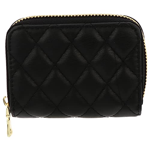 Gatuida Kartenetui Reißverschluss Aus Pu Geräumige Karten-Tasche Mit Muster Kompakt Für Kleingeld Münzen Und Scheine Passend in Manteltasche Oder Umhängetasche von Gatuida