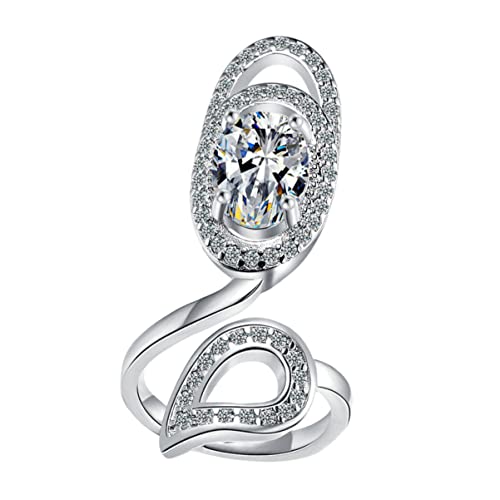 Gatuida Damen Nagelring in Fingernagelform Modisches Ring-accessoire Kreatives Nagelring-design Für Frauen Strapazierfähiges Material Elegantes Finger-decor von Gatuida