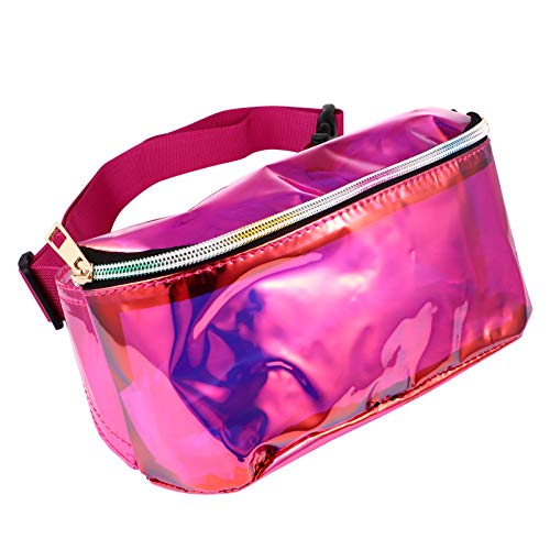 Gatuida Transparente PVC Brusttasche Cross Body Bag Damen Hüfttasche Tasche Mit Reißverschluss Und rutschfest von Gatuida