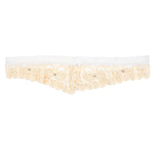 Gatuida 1 Stück Retro Perlenkragen Spitze Abnehmbarer Fake Collar für Damen für Partys und Freizeit Atmungsaktiv und Langlebig von Gatuida