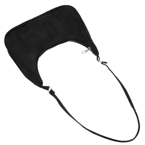 Gatuida 1 Stück Tragbare Mode Achseltasche Damen Schultertasche Stilvolle Umhängetasche Schwarz Leicht Große Kapazität Modisches Design für Alltag von Gatuida