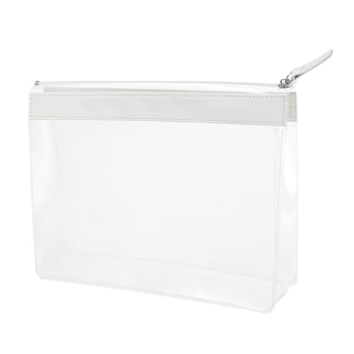 Gatuida 1 Stück Transparente Kosmetiktasche für Damen Wasserdichtes Make Up Organizer mit Reißverschluss für Reisen und Zuhause Praktischer Aufbewahrungsbeutel für Kosmetikartikel von Gatuida