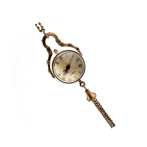 Gatuida 1 Stück Väter Urlaub Weihnachten Männer Tasche Professionelle Dekoration Zum Aufhängen Metall Retro Damen Ziffern Schmuck Runde Zarte Dekorative Bronze Damen Halskette Waage von Gatuida