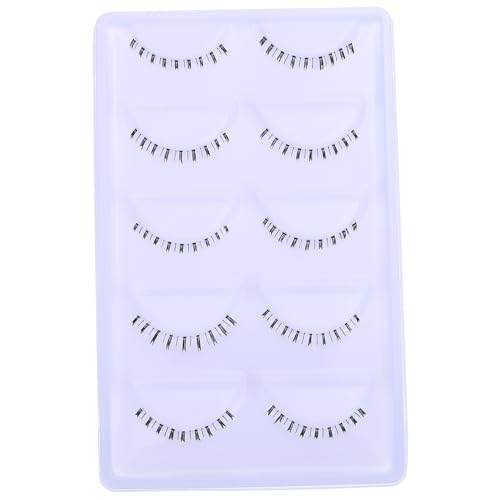 Gatuida 10 Paare Transparente Künstliche Untere Wimpern Streifen Wiederverwendbare Hautfreundliche Fake Bottom Lashes für Frauen Geeignet für Party Cosplay Halloween Valentinstag Einfach von Gatuida