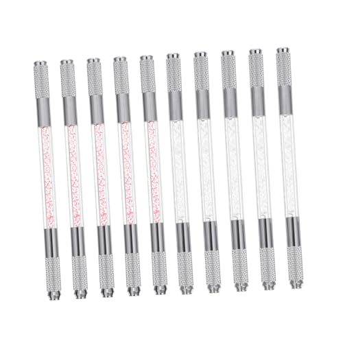 Gatuida 10 Stück Microblading Augenbrauenstifte Doppelkopf Natürlicher Look Langlebig Tragbar Geeignet für Anfänger und Profis Präzise Tattooing Eyebrow Pen für Dauerhaftes Make Up von Gatuida