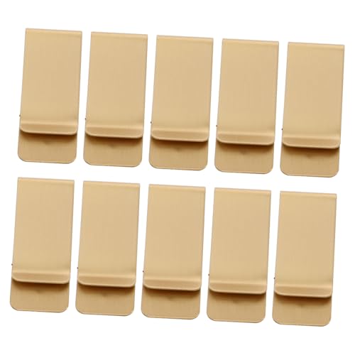 Gatuida Minimalistische Geldklammer 10 Stück Aus Edelstahl Eleganter Kreditkartenhalter Für Herren Und Damen Robuster Bargeldclip Kompakte Geldbörse Für Vordertasche Tragbar Und von Gatuida