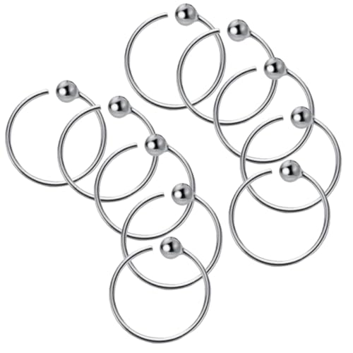 Gatuida 10 Stück Ohrstecker Runde Creolen für Piercings Cartilage Ohrringe Ohrschmuck für Damen Hypoallergen für Alltag und Besondere Anlässe Gatuida 10 Stück Ohrstecker Runde Creolen für Piercings Cartilage Ohrringe Ohrschmuck für Damen Hypoallergen für Alltag und Besondere Anlässe von Gatuida