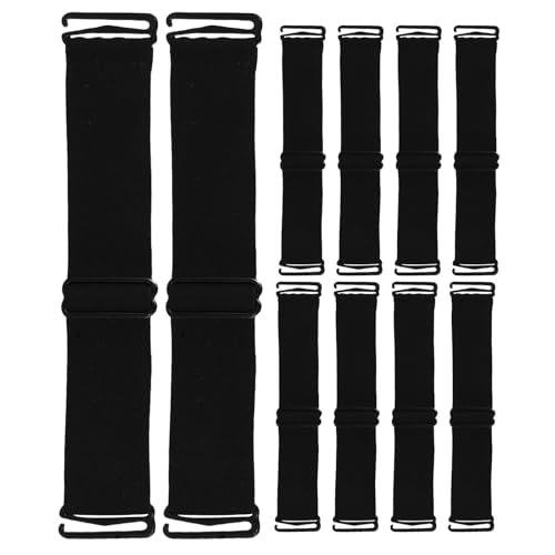 Gatuida 10 Stück Perücken-Stirnbänder zum Einstellen: Elastisches Perückenband, Haarband für Kanten, Kappengriff, Stirnbandreparatur, Spitzenfront für Frauen im Alltag von Gatuida