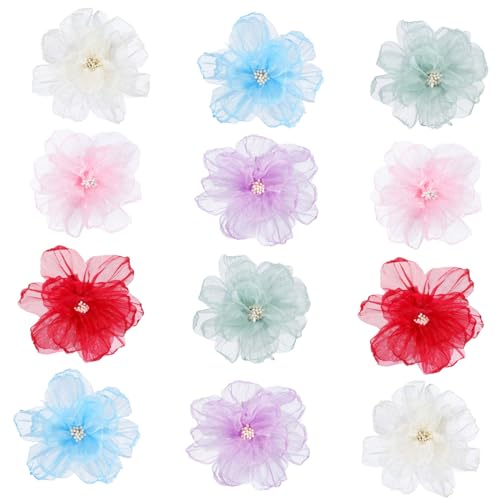 Gatuida 10 Stück Teiliges Blumen Haarklammern in Pastellfarben Starke Haltbarkeit Leichtes Design für Hochzeit Party und Alltag Vielseitiger Haarschmuck für Damen und Mädchen von Gatuida