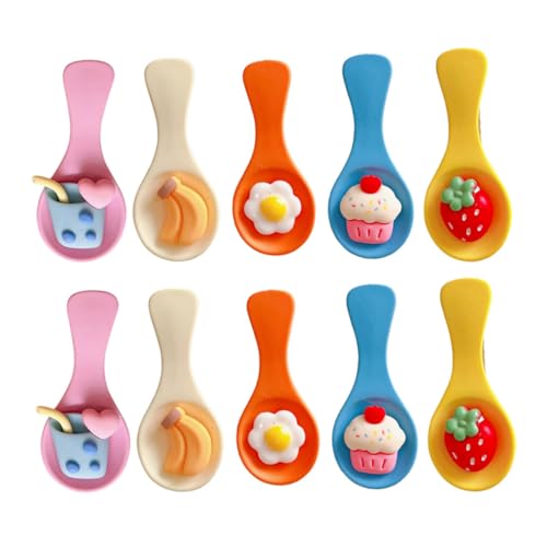 Gatuida 10 Stück Teiliges Haarklammern für Mädchen Niedliche Erdbeer Kuchen Designs Leichte Sichere Haarspangen aus Resin und Metall für Festliche Anlässe Wie Geburtstag Party und Alltag von Gatuida