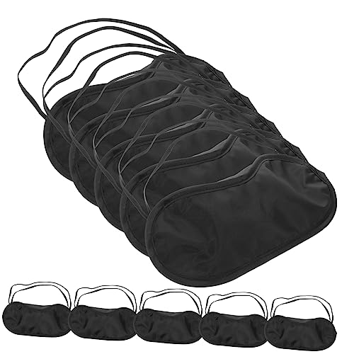 Gatuida 10 Stück Teiliges Herren Schlaf Augenmaske Bequeme Leichte Schlafmaske Elastisch für Reisen Flug Auto Camping Fördert Erholsamen Schlaf und Augenentspannung von Gatuida