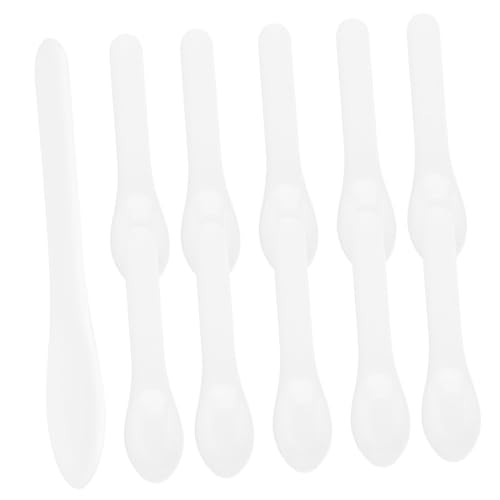 Gatuida 10 Stück Teiliges Kosmetikspatel aus Kunststoff Lotion Spatel und Löffel Praktisch zum Mischen und Auftragen Kompakt und Langlebig für Zuhause und Salongebrauch von Gatuida