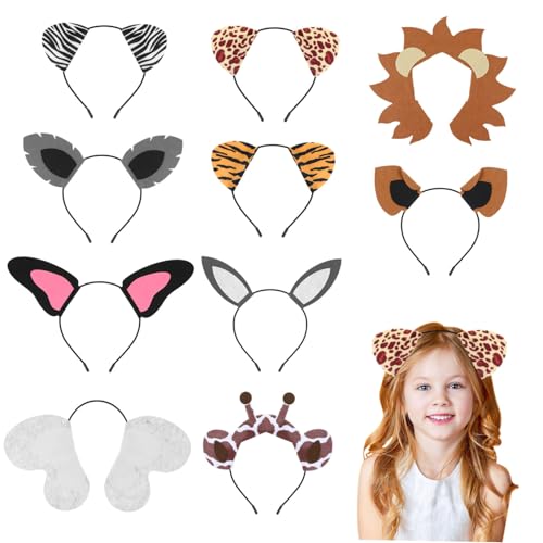 Gatuida 10 Stück Ebene Ohr Haarband Dekoratives Kostüm Kopfschmuck Für Kinder Einzigartiges Design Für Festivals Und Partys Für Karneval Und Themenfeiern Aus Strapazierfähigem von Gatuida