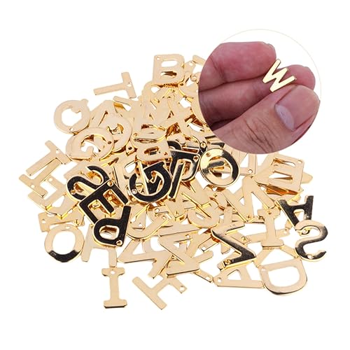 Gatuida 100stücke Zarte Buchstaben Anhänger Diy Edelstahl Schmuckherstellung Zubehör Für Halsketten Schlüsselanhänger Und Mehr Gatuida 100stücke Zarte Buchstaben Anhänger Diy Edelstahl Schmuckherstellung Zubehör Für Halsketten Schlüsselanhänger Und Mehr von Gatuida