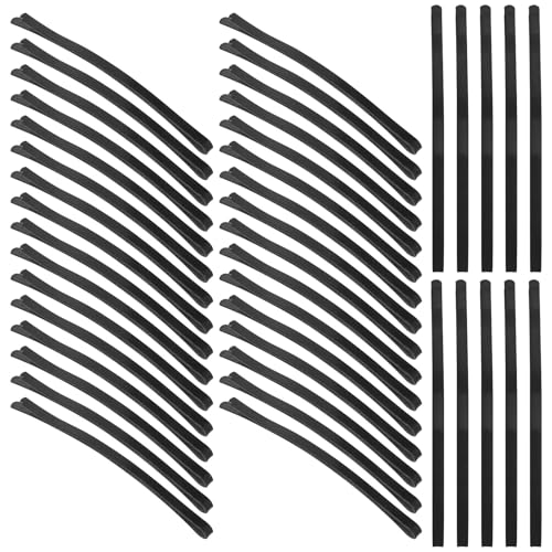 Gatuida 100 Stück Jumbo-Haarnadeln: 8,5 cm lange gebogene Haarnadel aus Metall in Schwarz – seitliche Haarklammern für und Hochsteckfrisuren, rutschfest – Haarstyling-Zubehör für Frauen und von Gatuida