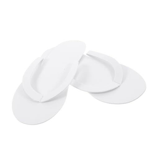 Gatuida 12 Paare Einweg EVA Hausschuhe Damen Herren Faltbare Weiche Rutschfeste Badeschlappen für Reise Hotel Spa Schnelltrocknend Leicht Bequem von Gatuida