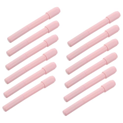 Gatuida 12 Stück Augenbrauenstift-verlängerung Erweiterung Für Augenbrauenstift Bleistiftleiter Zeichenstift-verlängerer Augenbrauenbleistift -erweiterungstool Stiftverlängerung Abs Rosa von Gatuida