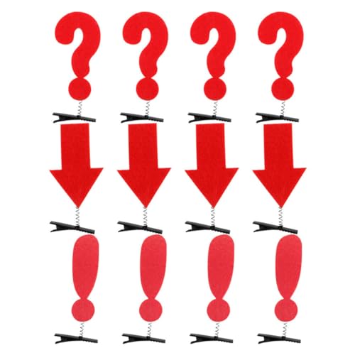 Gatuida 12stücke Symbol Haarclips Für Mädchen Neuartige Haarspangen in Zeichenform Haarschmuck Für Partys Und Verschiedene Frisuren Langlebiger Und Sicherer Kopfschmuck Für Haartypen von Gatuida