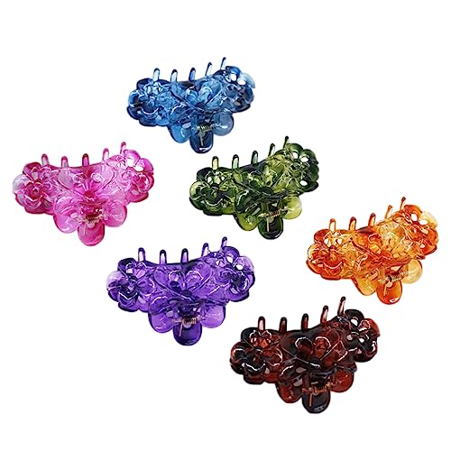 Gatuida 12 Stück Große Pack Chunky Haarklammern für Damen Rutschfeste Kunststoff Clips Haaraccessoires für Dickes Haar Vielseitig Einsetzbare Haarspangen Bunten Farben von Gatuida