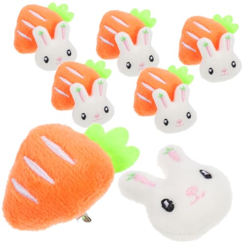 Gatuida 12 Stück Teiliges Cartoon Plüsch Broschen Niedliche Kaninchen und Karotten Anstecker Leichte Modebroschen für Damen Vielseitig für Kleidung Taschen Hüte und Accessoires für Alltag von Gatuida
