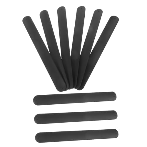 Gatuida 12 Stück Teiliges DIY Silikon Slap Armband Flexible Weiche Silikonbänder Lustige Party Geschenke für Teenager Kreative Blanko Schnappbänder für Mädchen und Jungen als Mitgebsel von Gatuida