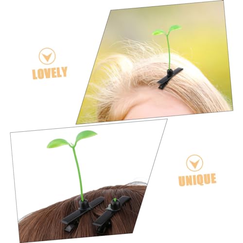 Gatuida 12 Stück Teiliges Kleine Pflanzen Haarspangen Süße Grüne Haarklammern für Frauen Vielseitig für Alltag Party Cosplay und Geschenkidee Geeignet von Gatuida