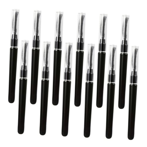 Gatuida 12 Stück Teiliges Weiche Silikon Wimpernbürsten für Damen Tragbare Praktische Make up Pinsel zum Separieren und Formen der Wimpern für Salon und Zuhause von Gatuida
