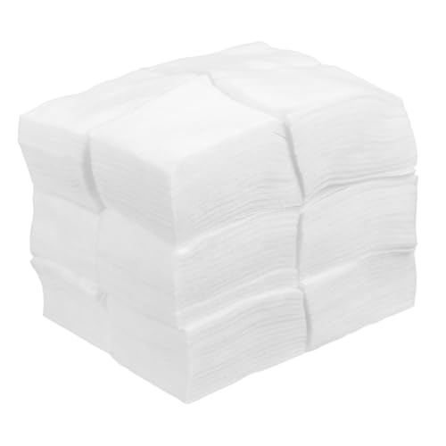 Gatuida 1200 Stück Einweg Reinigungspads aus Weicher Baumwolle für Gesicht und Augen Hochsaugfähige Make Up Entferner Tücher Sanfte Dünne Kosmetikpads für Nagellack und Beauty Tools von Gatuida