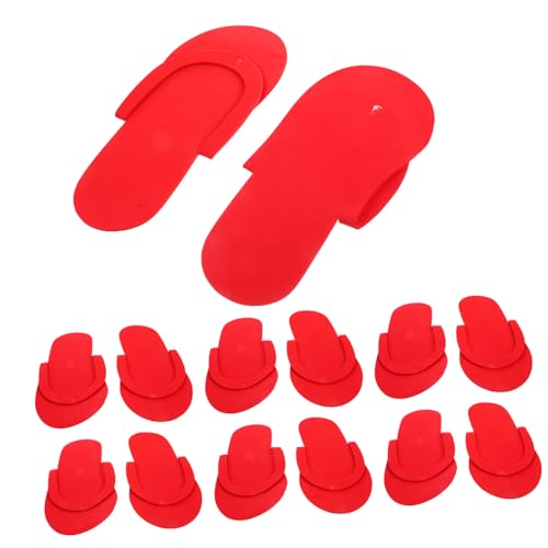 Gatuida 12paare Einweg-spa-pantoffeln Für Damen Fuß-spa-schuhe Aus Eva-material Bequeme Gästeslippers Zum Einmalgebrauch Kompakt Und Tragbar Für Salon Und Heimgebrauch in Zufälligen Farben von Gatuida